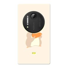 PC Plastic gluttonous hamster Case for Nokia Lumia 1020 peach - Intl