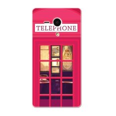 PC Plastic london telephone booth Case for Sony Xperia SP fuchsia - Intl