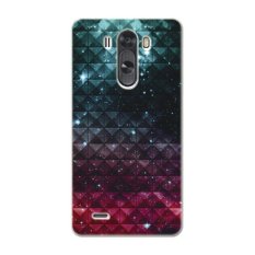 PC Plastic red and blue nebula Case for LG G3 beat red and blue - Intl