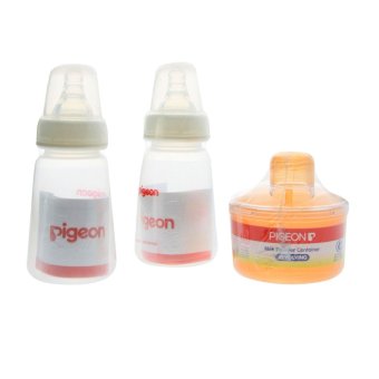 pigeon botol pp kp4 with milk powder container lazada pigeon botol pp kp4 with milk powder container lazada