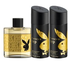 Playboy 1 EDT & 2 Deo Body Spray VIP - For Him - 3 Buah