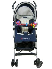 Pliko Adventure 2 PK-108 - Buggy Baby Stroller Kereta Dorong Bayi - Biru Navy