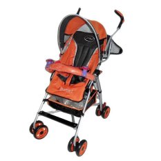 Pliko Adventure 2 PK-108 - Buggy Baby Stroller Kereta Dorong Bayi - Oranye