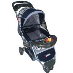 Pliko Boston PK-338 - Baby Stroller / Kereta Dorong Bayi 3 in 1 - Biru Navy