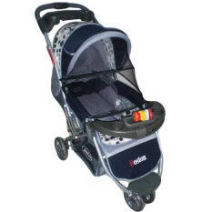 Pliko Boston PK-338 - Baby Stroller Kereta Dorong Bayi 3 in 1 - Biru Navy