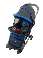 Pliko Rocker PK-238 - Baby Stroller / Kereta Dorong Bayi 4 in 1 - Biru Muda