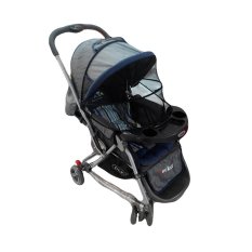 Pliko Rocker PK-238 - Baby Stroller Kereta Dorong Bayi 4 in 1 - Biru Navy