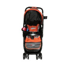 Pliko Stroller Monza With 4 in 1 Features - Kereta Dorong Bayi - Orange