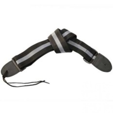 Popular Acoustic Electric Guitar Bass Nylon Adjustable Strap Belt Guitar Strap White- Intl