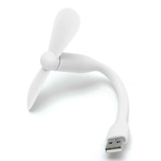 Portable Flexible Mini Notebook Laptop Desktop PC USB Cooler Cooling Desk Fan White (Intl)