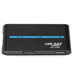Portable High Speed 4 Ports USB 3.0/2.0 External Hub Power Adapter for PC Laptop (Intl)