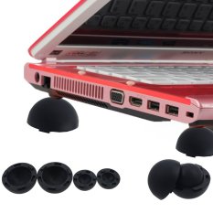 Portable Super Mini Heat Reduction Radiating Cooler Stand Balls for Apple Macbook Dell HP Acer Asus Leoveo Laptop Notebook (Black) - INTL