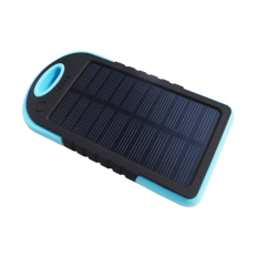 Power Bank Solar Tenaga Sinar Matahari with LED- Real Capacity 99000 mAh - Hitam - ES50