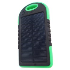 Power Bank Tenaga Surya Solar Charger - Hijau