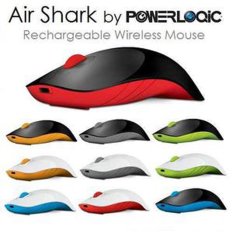 Powerlogic (Morrologic) Air Shark - Wireless Mouse - Hitam Biru