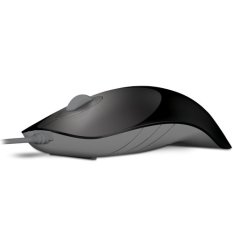 Powerlogic Wired Mouse USB Shark - Hitam Abu-abu