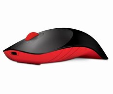 Powerlogic Wireless Mouse Air Shark - Hitam Merah