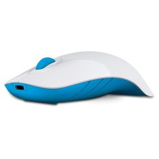 Powerlogic Wireless Mouse Charge Air Shark – Putih Biru