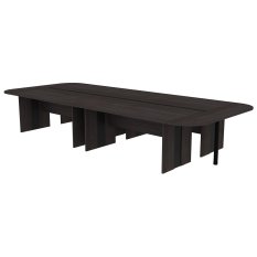 Prissilia Meja Kantor Intermediate Meeting Table Dark Oak