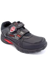 Pro ATT Sepatu Sekolah Anak SD dan SMP Magnetic Strap Premium Design - Hitam