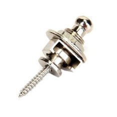 Professional durable parts Alloy Strap Lock Straplock for Guitar Bass Schaller Style pins Silver - Intl