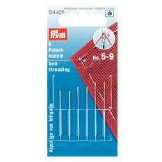 Rainbow Craft Self-Threading Needles No. 5-9 Assorted With Split Eye And Gold Eye - PR 124429