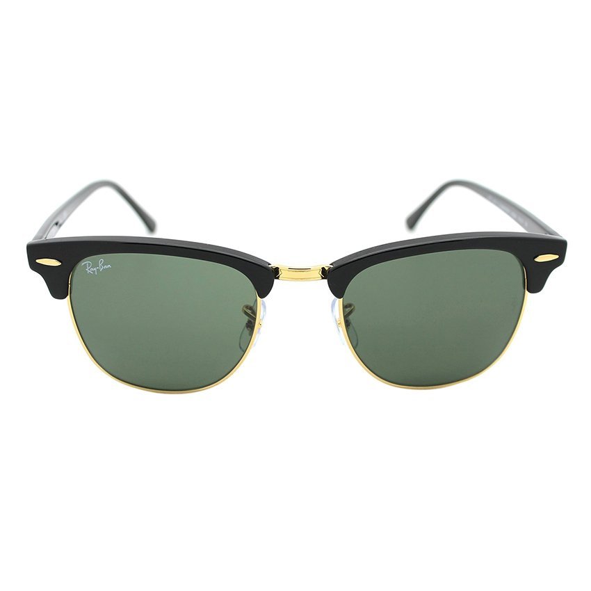 Ray-Ban RB3016 Clubmaster Classic W0365 Sunglasses - 51 mm - Ebony-Arista
