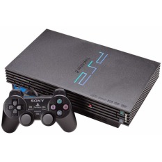 Refurbish Sony Playstation 2 Hardisk + 20 Giga + 40 Game + 2 Stik Getar - Grade A