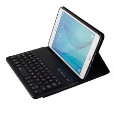 Removable Bluetooth Russian Keyboard + Luxury Retro Ultrathin PU Leather Cover for Samsung GALAXY Tab A 8.0 T350 T355 (Black) (Intl)