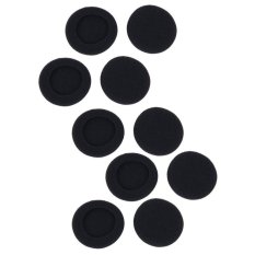 Replacement 50mm Soft Foam Headphones Ear Pads Ear Cushions for AKG K26P K24P K412P K416P K271P 5 Pairs (Black)