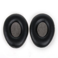 Replacement Protein Softer Leather Ear Pad Cushion For Monster Diamond Tears Edge On-Ear Headphones Headsets in Black - Intl