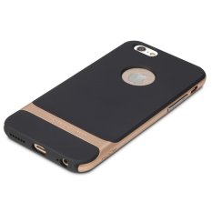 Rock Royce Series Hard Plastic Soft Rubber Hybrid Cover Skin Case For iPhone 5 5s (Champagne Gold) (Intl)
