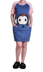 Ronaco Baju Tidur Dress BT -31 Navy