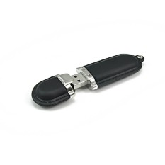 S and F FbscTech USB 2.0 Leather Flash Drive Data Memory Storage Pen Stick U Disk 64GB Black - Intl