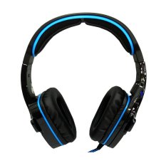 Sades Headset Gaming Wolfang SA-901 High Quality Bass - Biru