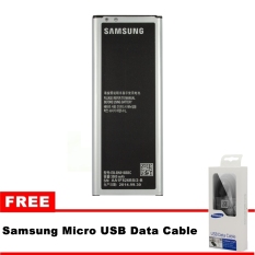 Samsung Baterai Note 4 Original + Gratis Cabel Data Micro USB