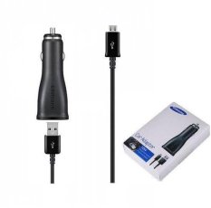 Samsung Car Adapter Micro Usb Cable For Galaxy S4 / Note 2 -10W - Hitam