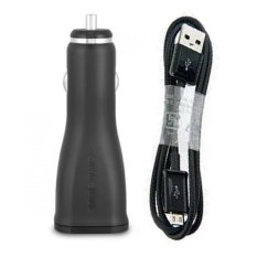 Samsung Car Adapter With Micro Usb Cable For Galaxy S4 / Note 2 Original - Charger Mobil - Output 2A - 10W