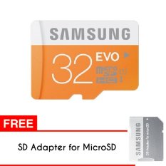 Samsung Evo MicroSDHC UHS-I Class 10 32GB + Gratis SD Adapter