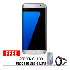 Samsung Galaxy S7 Edge - 32GB - Silver + Gratis Anti Gores + Capdase Micro USB
