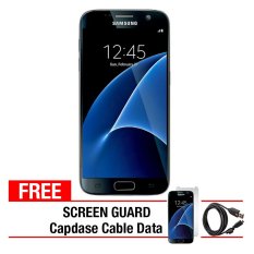 Samsung Galaxy S7 Flat - 32GB - Black + Gratis Anti Gores + Capdase Micro USB