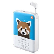 Samsung Powerbank Animal Lesser Panda Real Capacity 8400mAh - Biru