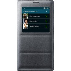 Samsung S View Cover Galaxy Note 4 Original - Hitam