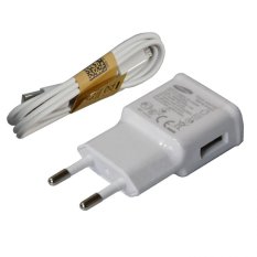 Samsung Travel Charger For Samsung S5 / Note4 / Tab3 + Cable USB Micro