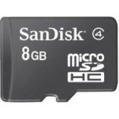 SanDisk 8GB MicroSD High Capacity (microSDHC) Card - (Class 4) - 8 GB - Intl