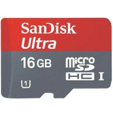 Sandisk Micro SD Class 10 - 16 GB - Hitam