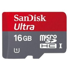 Sandisk Micro SD Sandisk Ultra 16GB Class 10 48Mb/s - Merah-Abu- Abu