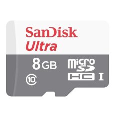 Sandisk Micro SD Ultra 8gb Class 10 UHS-1 up to 48mbps - Putih Abu
