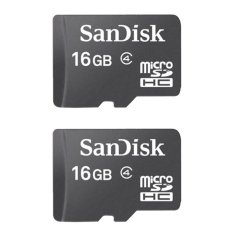 Sandisk MicroSD 16GB Class 4 - 2 Buah