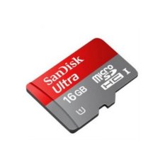 Sandisk MicroSD Class 10 - 16 GB - Merah/Abu-abu